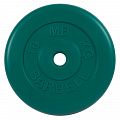 Диск обрезиненный d26мм MB Barbell MB-PltC26-10 10 кг зеленый 120_120