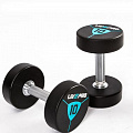 Гантели в уретане 48 кг Live Pro Premium Urethane Dumbbells LP8000-48 120_120