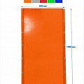 Мат защитный для горнолыжных трасс 1500х800х100 люверсы\тент\ппу Dinamika оранжевый 120_120